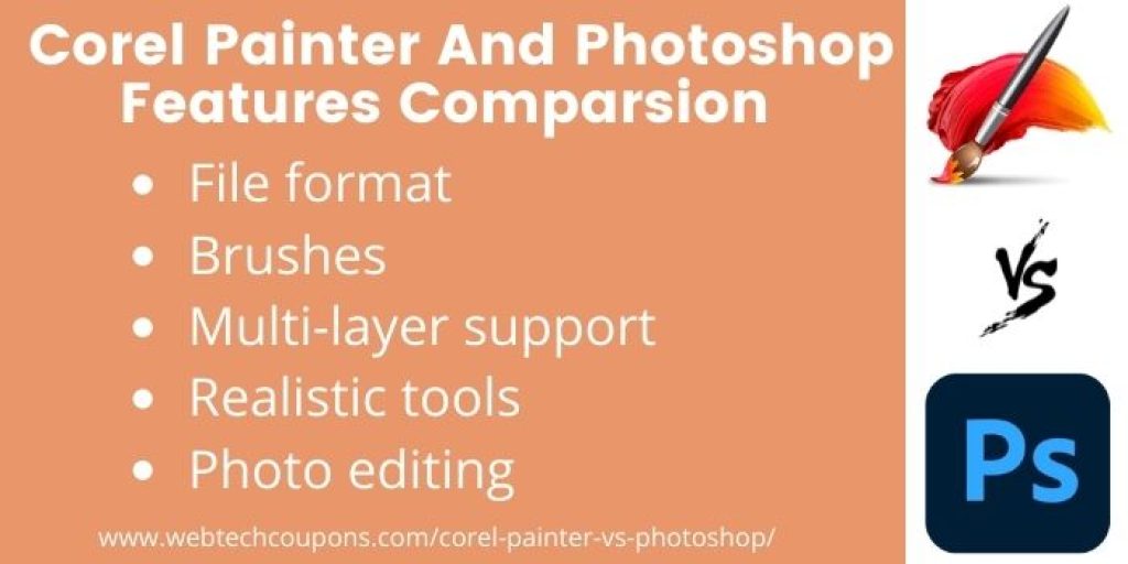 Corel and photoshop feature comparison