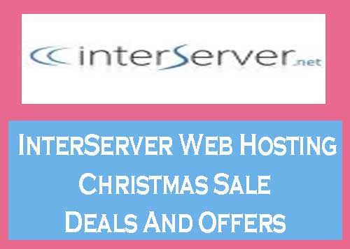 InterServer Web Hosting Christmas Sale Deals and offers