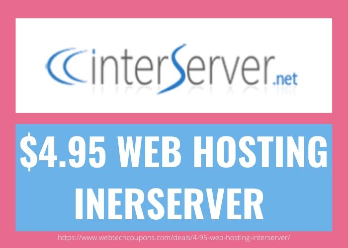 $4.95 WEB HOSTING INERSERVER