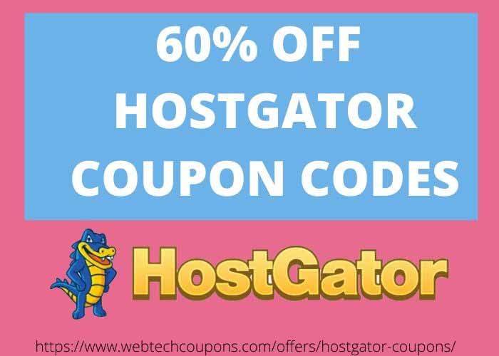 60% off hostgator promo code