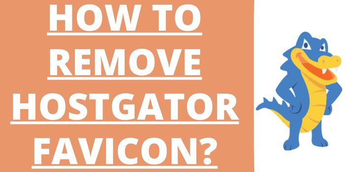 How To Remove HostGator Favicon
