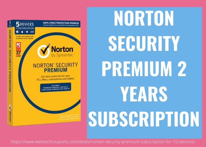 NORTON SECURITY PREMIUM 2 YEARS SUBSCRIPTION 