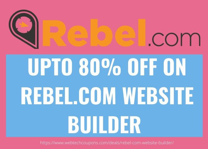 Upto 80 Off REBEL.COM WEBSITE BUILDER