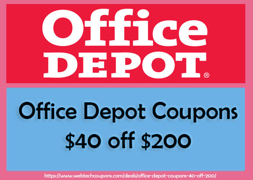 40 off 200 office depot