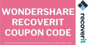 wondershare recoverit promo code