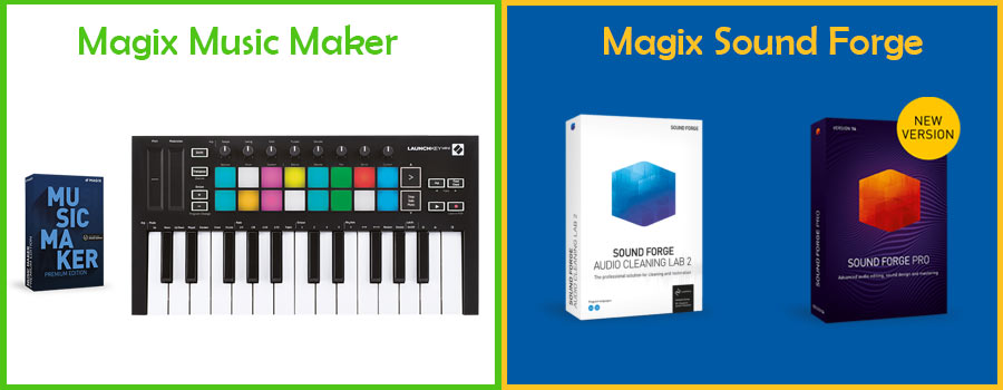 magix music maker vs sound forge