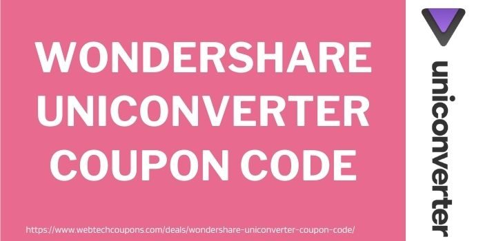 wonderhsare uniconverter promo code