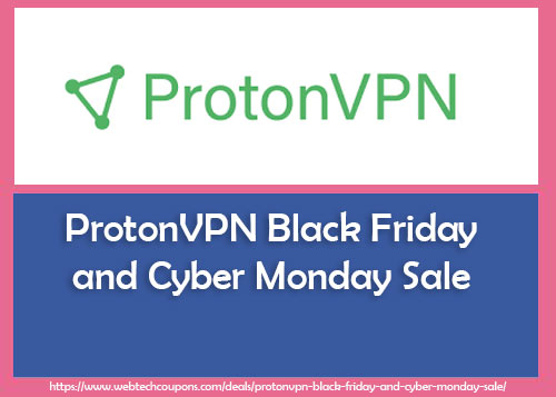 proton vpn black friday and cyber monday sale