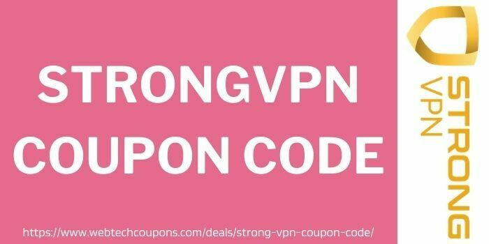 Strongvpn coupon code couponswebdeal.com