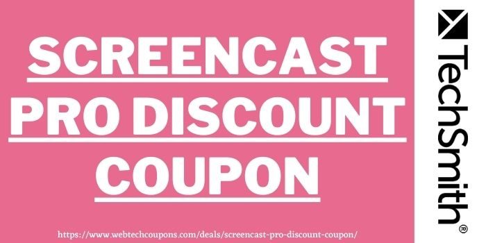 Screencast Pro Discount Coupon www.couponswebdeal.com