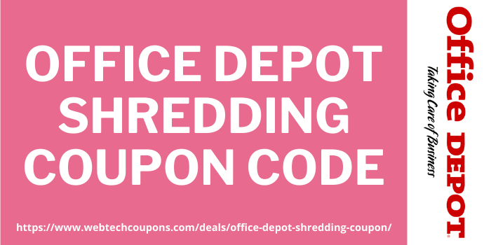 paper shredding coupon code