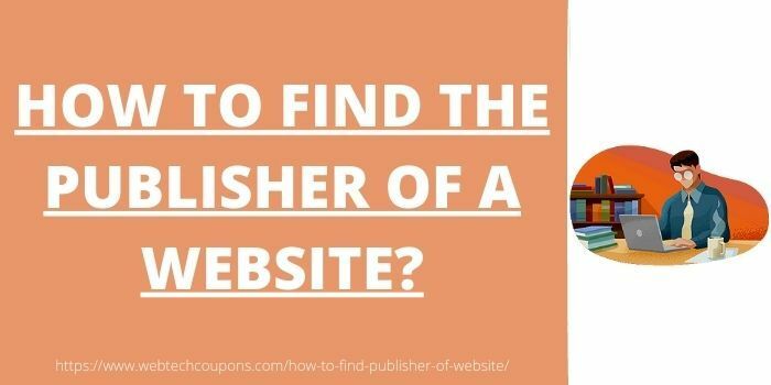 How To Find Publisher Of A Website?