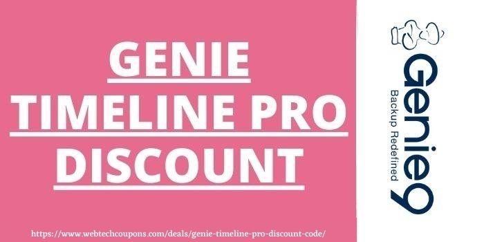 Genie Timeline Pro Discount code