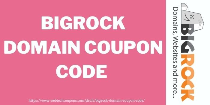 BigRock Domain Coupon Code