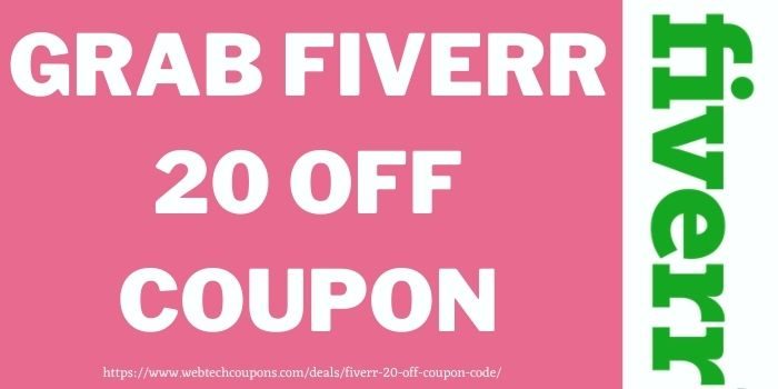 Get Fiverr 20 off coupon