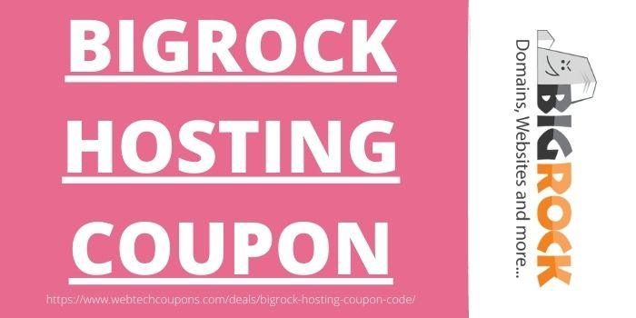 BigRock Hosting Coupon