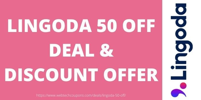 Lingoda 50 Off deal & discount offer