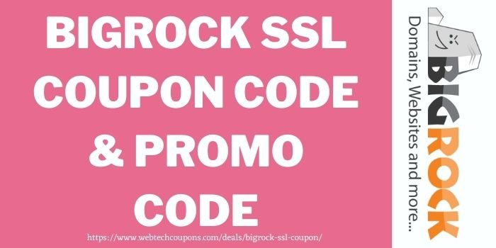 BigRock SSL promo code