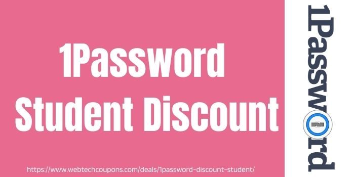 1Password Student Discount