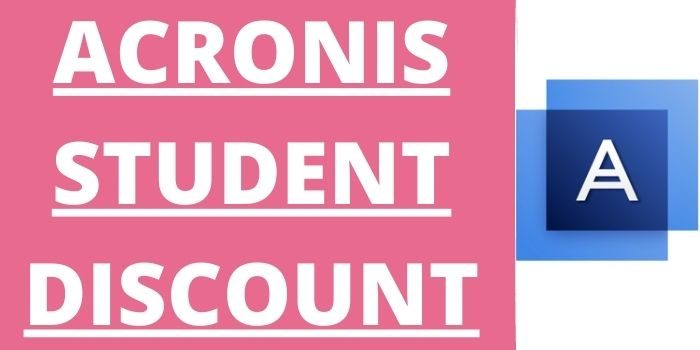 Acronis Student Discount