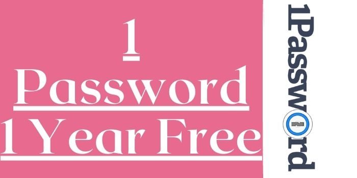 1 year free coupon code of 1 Password