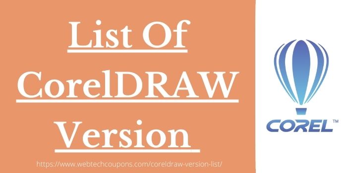 CorelDRAW Old Version List