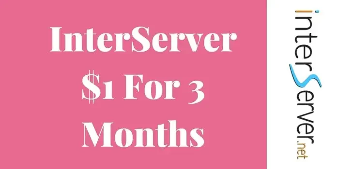 InterServer $1 For 3 Months