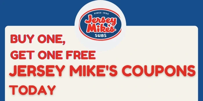 Take Jersey mikes coupons buy one, get one free today