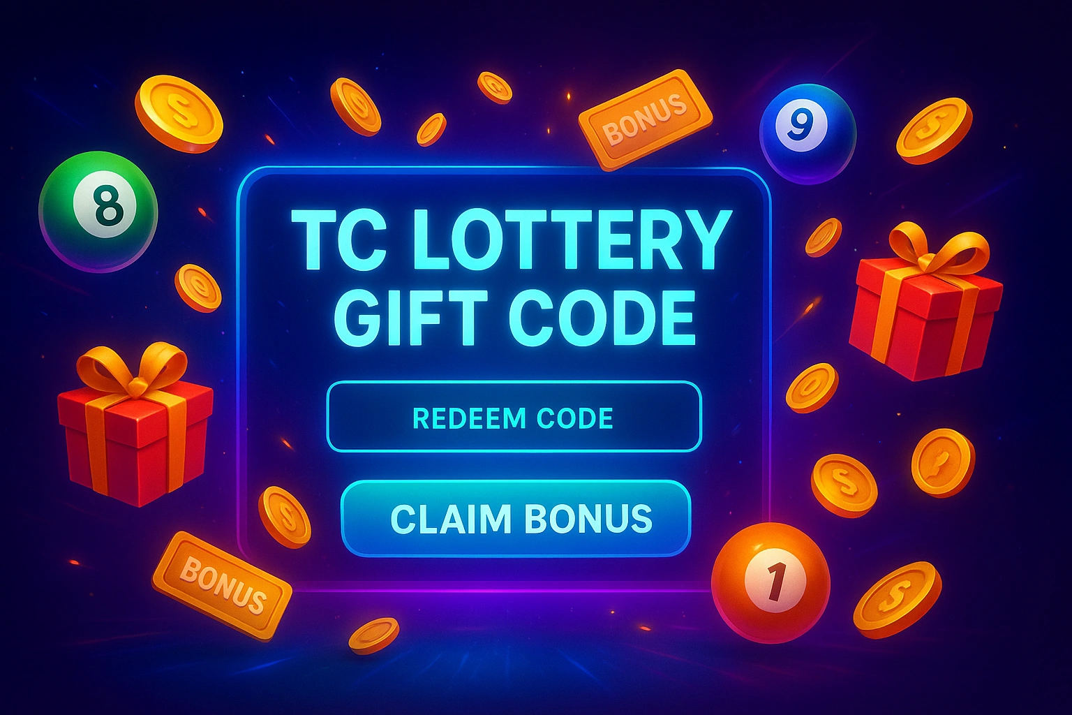tc lottery gift code