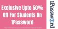 1Password Student Discount – Extra 50% Off Coupon