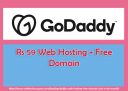 Rs 59 Web Hosting + Free domain from Godaddy and Hosting Per/month!