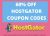 Upto 60% off Hostgator Coupon For Web Hosting