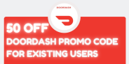 Acquire 50% Off Doordash coupon, promo code, &  discount deals