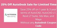 Autodesk 25% off Sale 2025