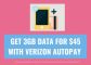 GET 3GB DATA WITH VERIZON AUTOPAY