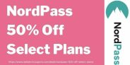 NordPass 50% Off Select Plans