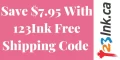 123Ink Free Shipping Code 2025 – Save $7.95 On Order Above $19