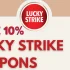 Seize Lucky Strike coupons 30% OFF