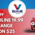Valvoline Coupon $25 Off, Promo Codes with 50% Discount on Oil Change